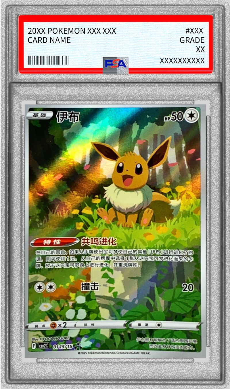 PSA10鑑定済〕イーブイ(中国語版)【AR】{0115/15} - カード