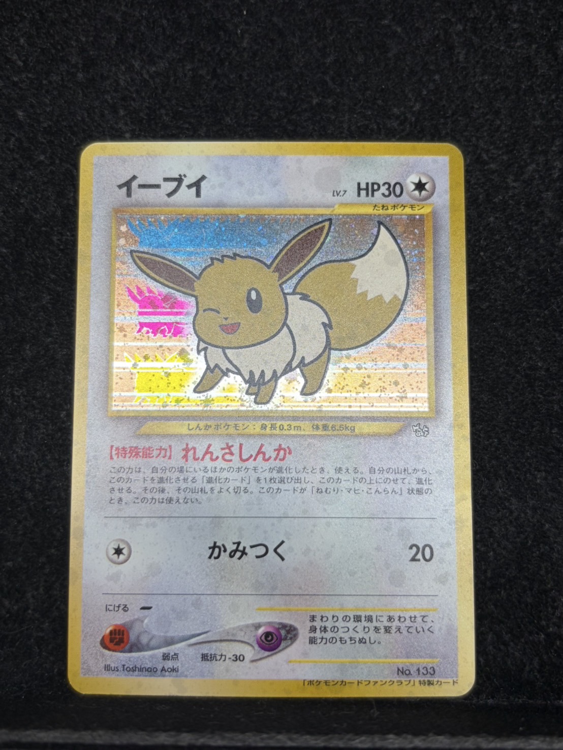 ポケモンカード　ポケモンファンクラブ限定　イーブイ PSA9】イーブイ ポケモンファンクラブ特製カード 旧裏 PROMOの
