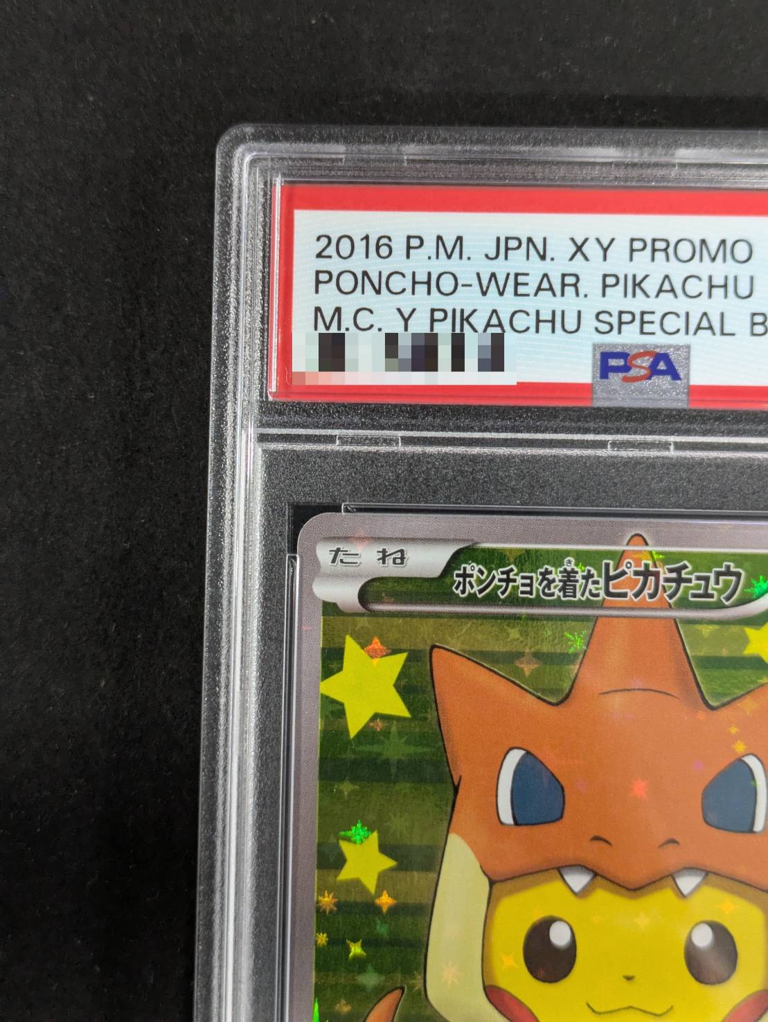 PSA10鑑定済〕ポンチョを着たピカチュウ【P】{208/XY-P}