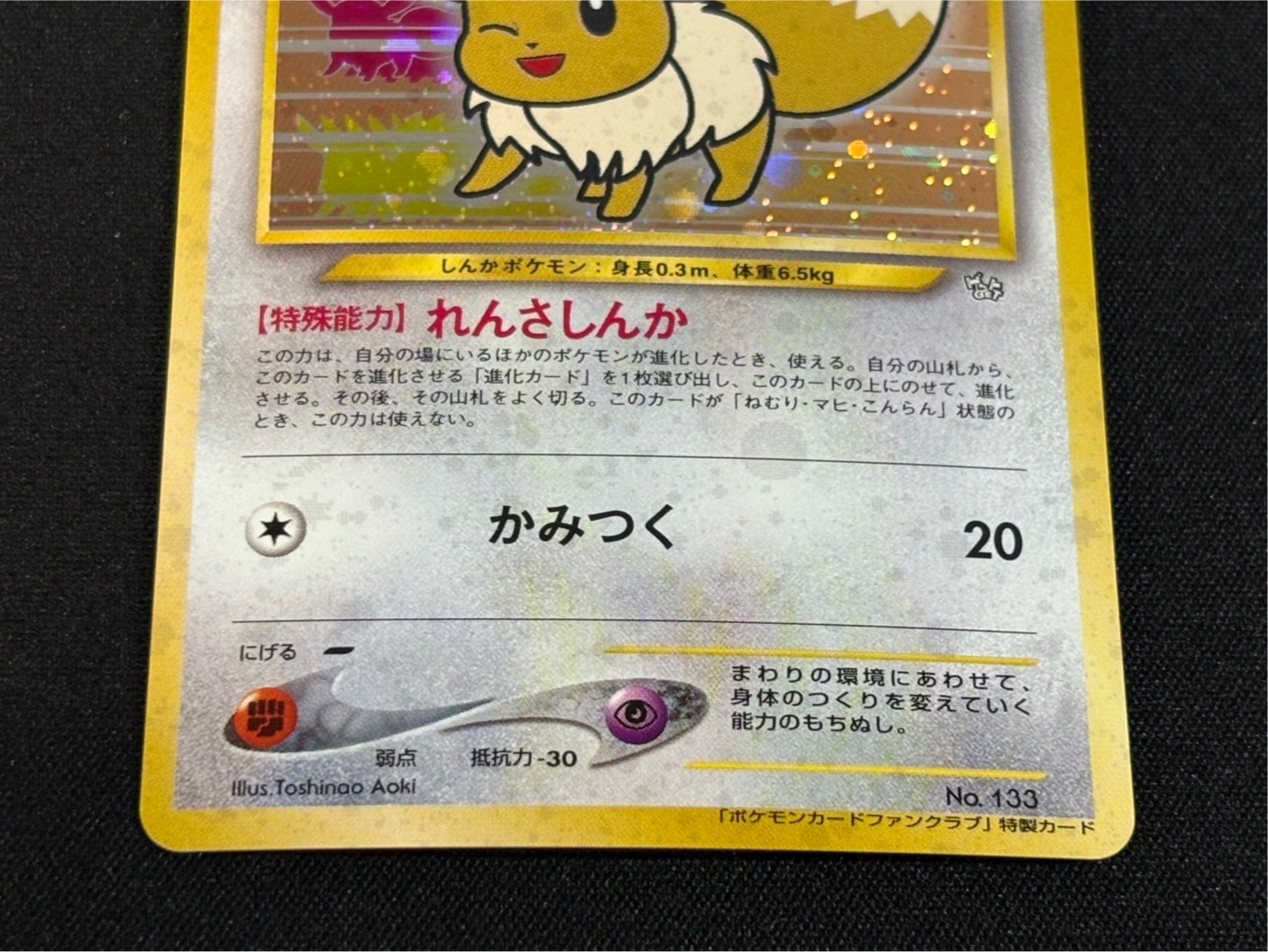 状態B〕イーブイ(ポケモンカードファンクラブ)【P】{旧裏}