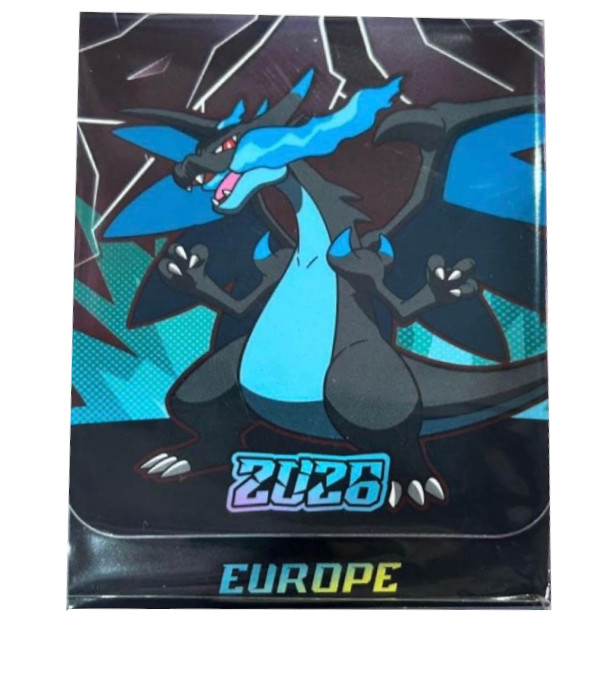 デッキケース『海外/メガリザードンX(IC2026/EUROPEロゴ)』【サプライ】{-}