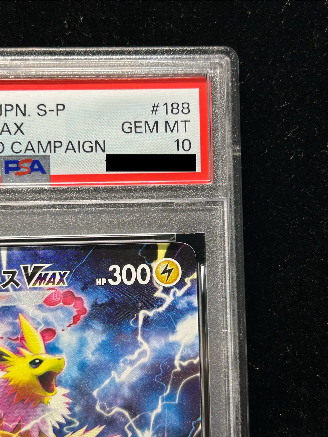 PSA10鑑定済〕サンダースVMAX(SA仕様)【P】{188/S-P}
