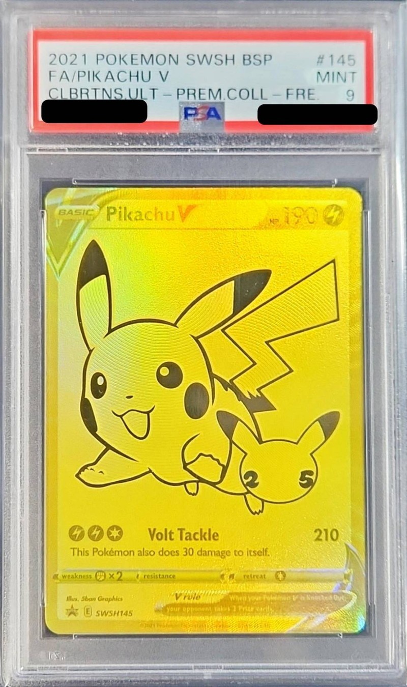 ポケモンカード　ピカチュウv　英語　pikachu