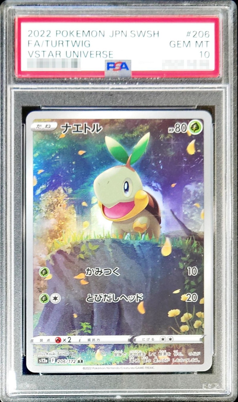 PSA10鑑定済〕ナエトル【AR】{206/172} - カードラッシュ[ポケモン]