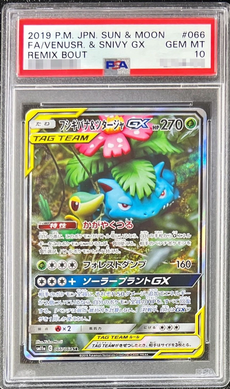 フシギバナ\u0026ツタージャGX SA PSA10