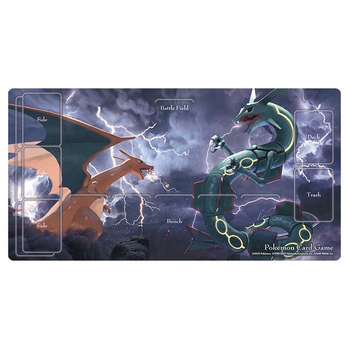 新品 ポケモンカードゲーム リザードン VS レックウザ ラバープレイマット